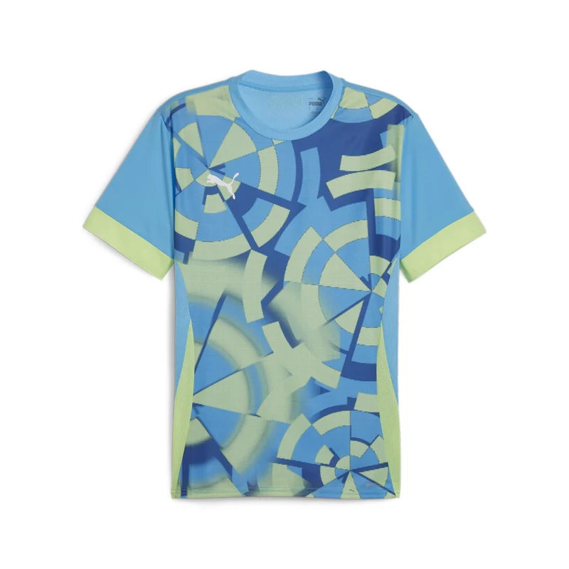 Puma Individual Goal Graphic Jersey Shirt Heren Blauw Groen