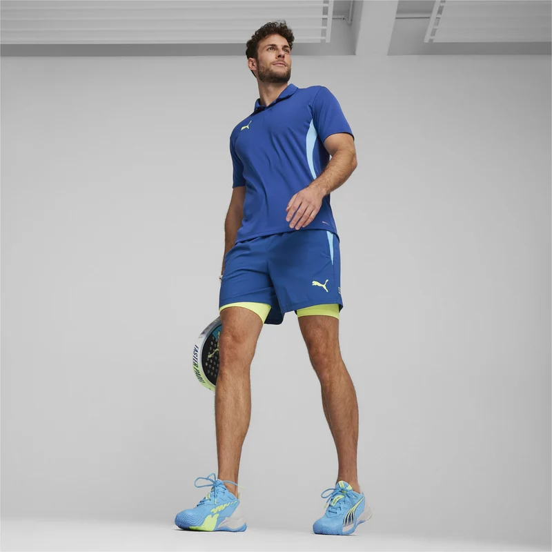 Puma Individual Padel Polo Shirt Heren Blauw