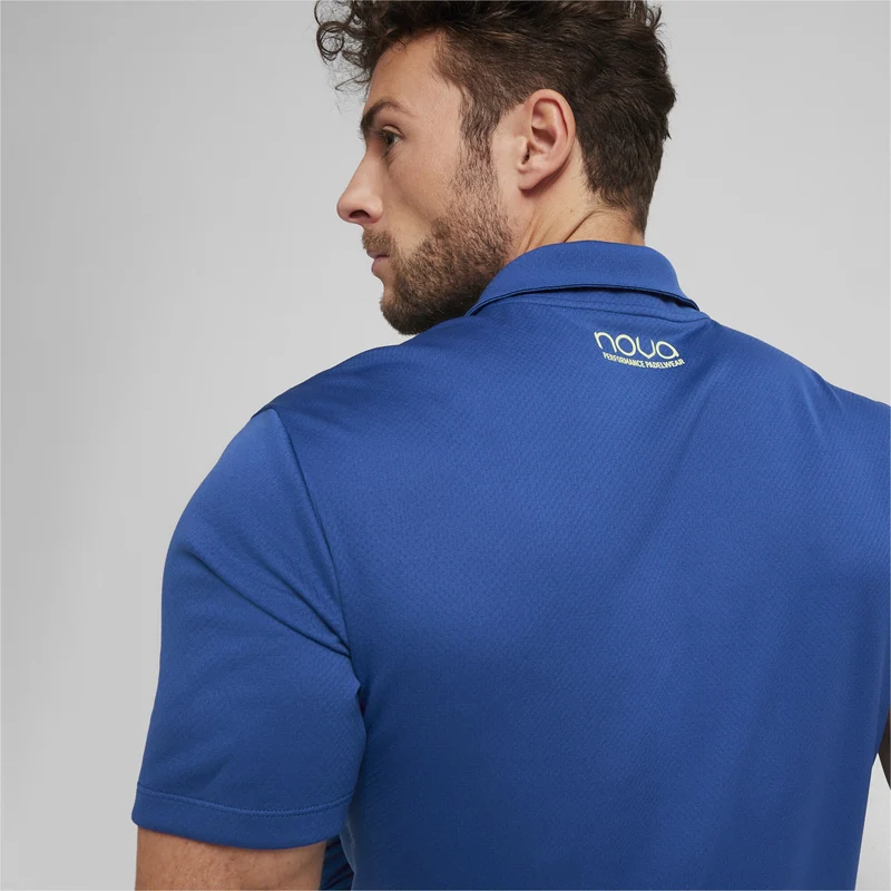 Puma Individual Padel Polo Shirt Heren Blauw