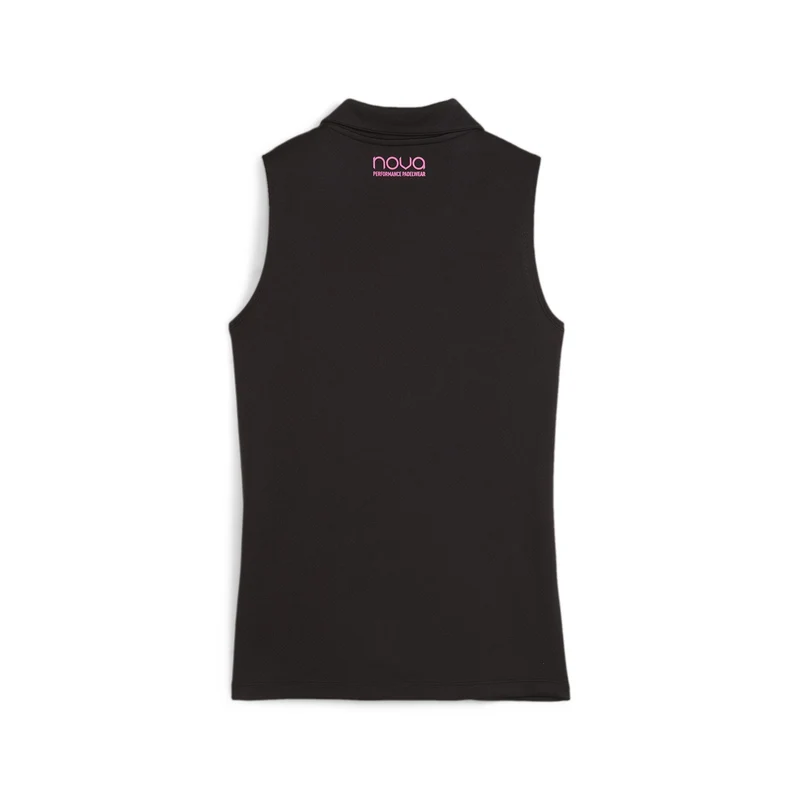 Puma Individual Padel Polo Shirt Dames Zwart
