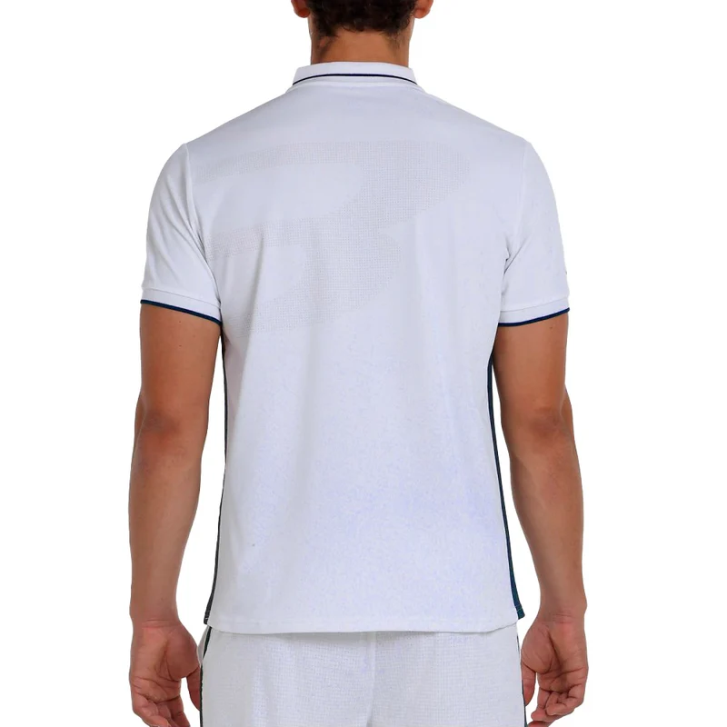 BULLPADEL LEIRO 25V Blanco Hombre (Polo)