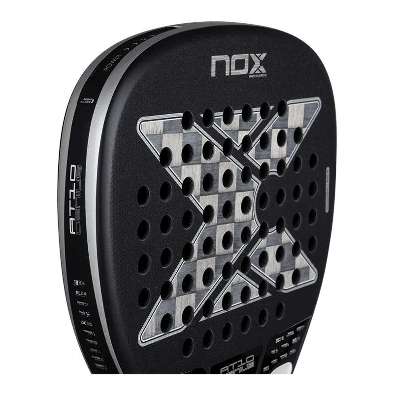 Pala de TEST Nox AT10 Genius Attack 18K by Agustin Tapia 2026
