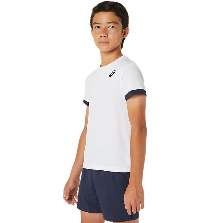 Asics Boys T-Shirt Tennis SS Top Jongens Wit