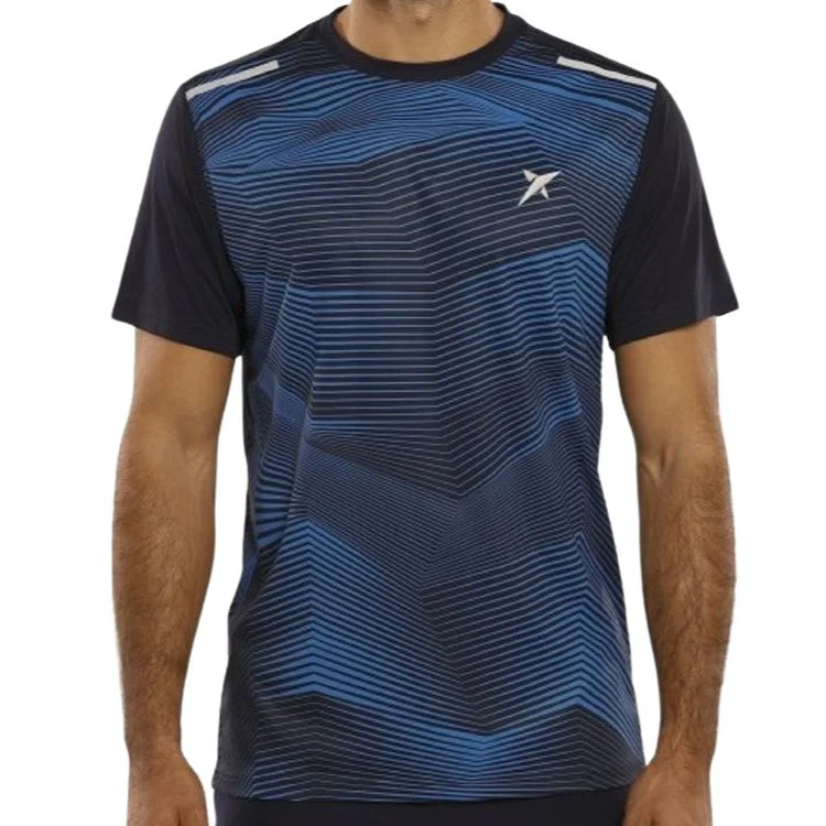 Drop Shot T-Shirt Crewneck Shirt JMD Rush Azul Heren Blauw