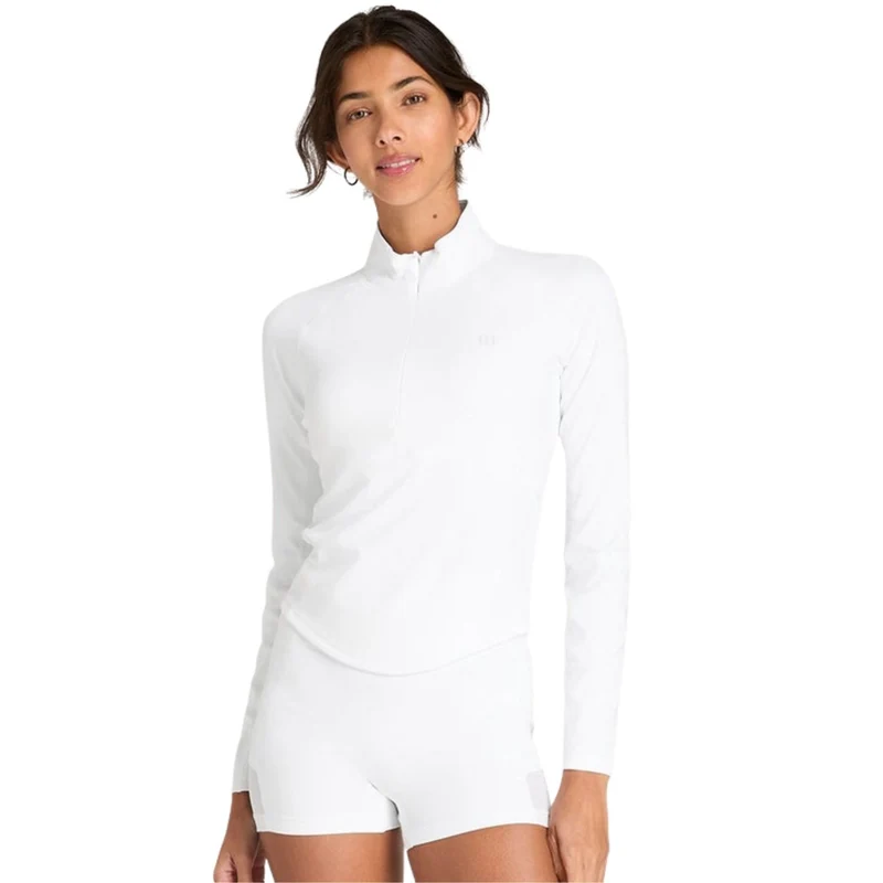 Wilson W Baseline Half Zip Bright White