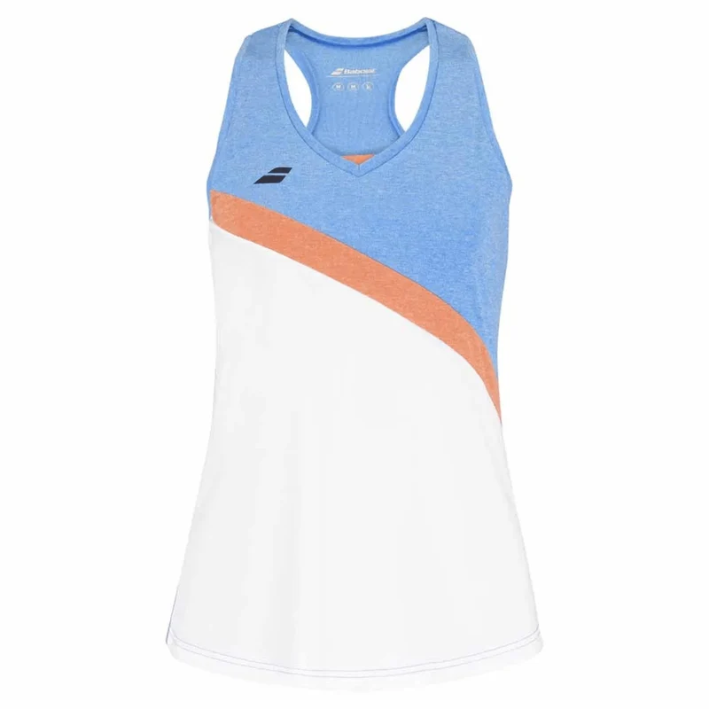 Babolat Play Tank Top W White/Blue