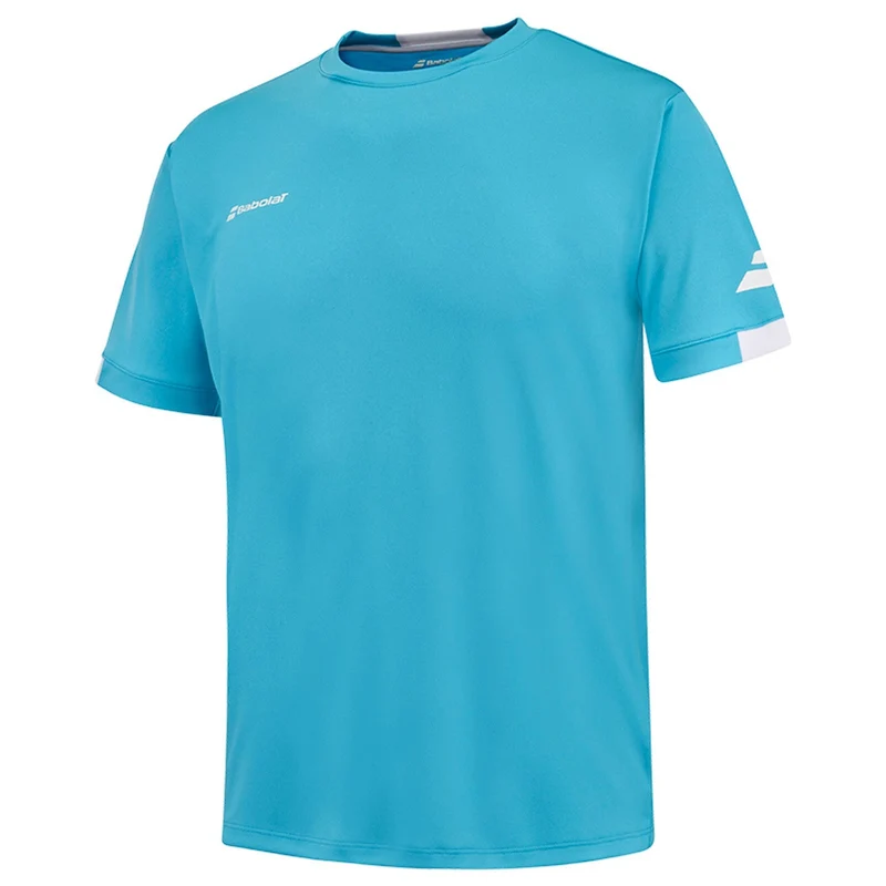 Babolat Play Crew Neck T-shirt Cyan Blue