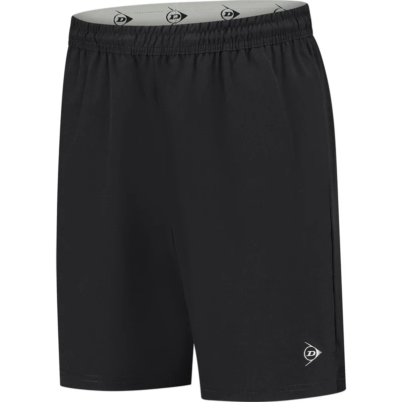 Dunlop Club Mens Woven Shorts 7 Inch Black