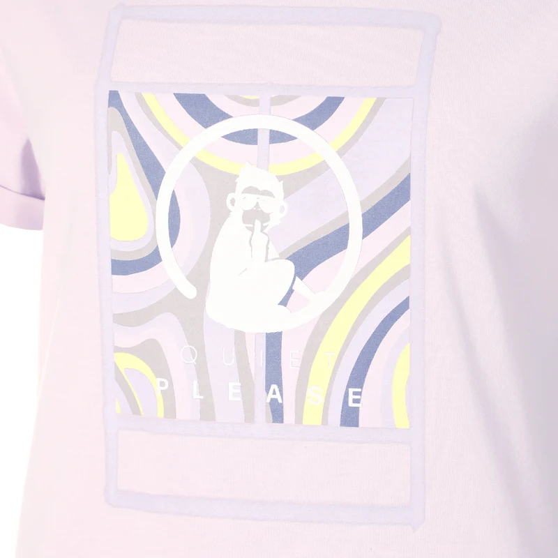 Mind Swirl Court T-Shirt Damen-Flieder,Mehrfarbig