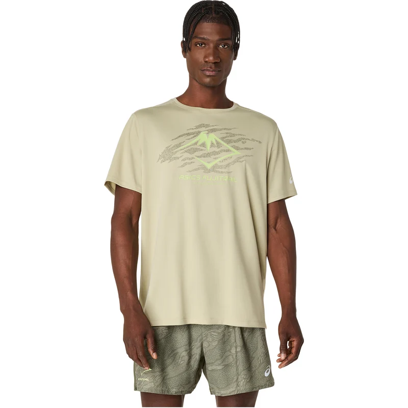 Fujitrail Logo Laufshirt Herren-Grün