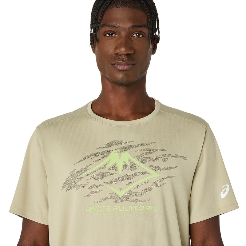 Fujitrail Logo Laufshirt Herren-Grün