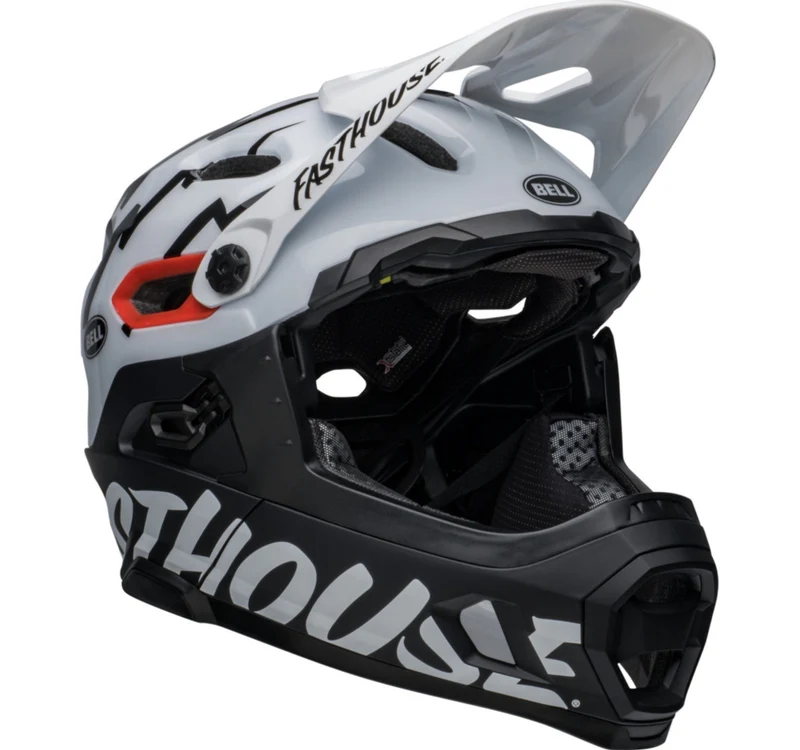 Bell SUPER DH SPHERICAL MIPS Fahrradhelm matte/gloss black/white Unisex