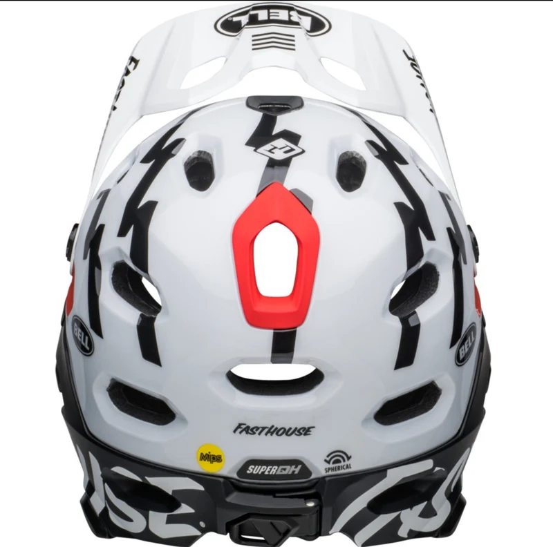 Bell SUPER DH SPHERICAL MIPS Fahrradhelm matte/gloss black/white Unisex