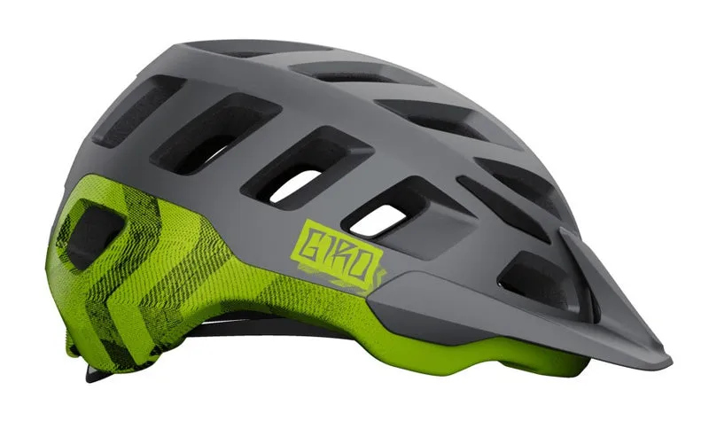 Giro RADIX MIPS Fahrradhelm matte metallic black ano lime Herren