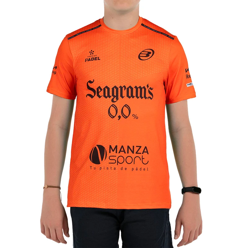 BULLPADEL MESIA JR Naranja PAQUITO NAVARRO (Camiseta)