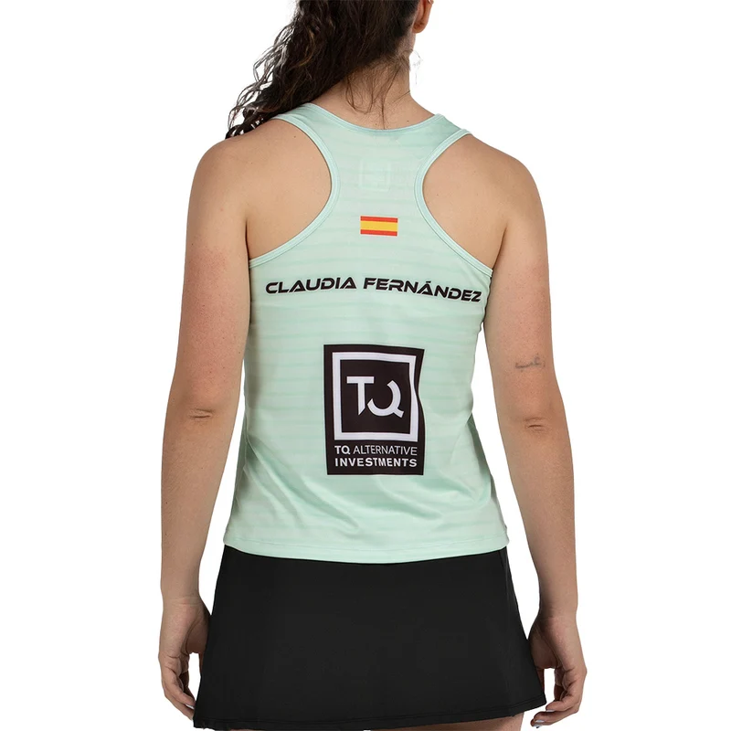 BULLPADEL ADIES Verde FW25 CLAUDIA FERNÁNDEZ (Camiseta Oficial)