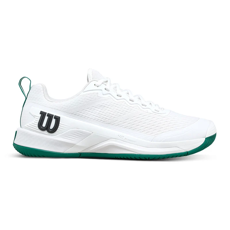 WILSON RUSH PRO 4.5 White/Green FW25 (Zapatillas)