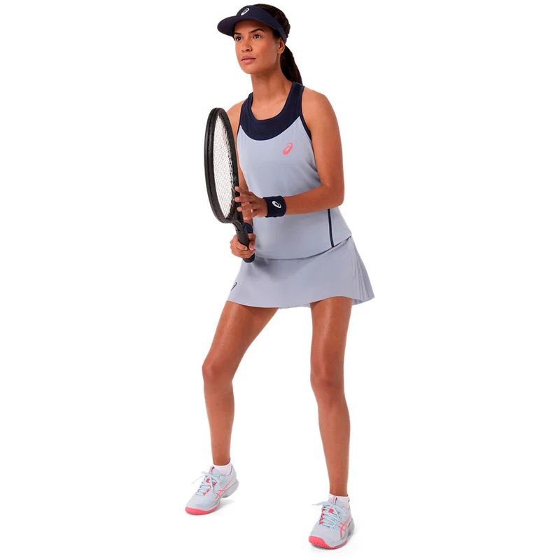 Match Tank-Top Damen-blaugrau