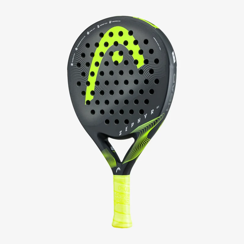 Head Zephyr Ultralight 2023 Padel Racket (Black/Yellow)