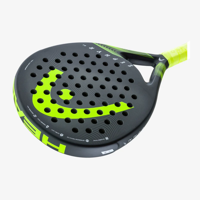Head Zephyr Ultralight 2023 Padel Racket (Black/Yellow)