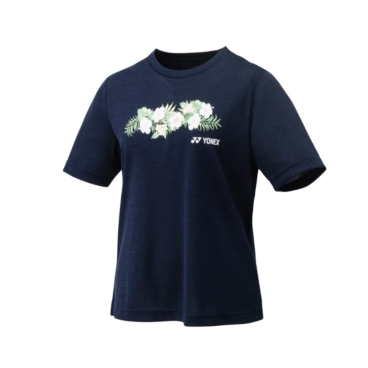 Yonex T-Shirt Dames EX Navy Blauw