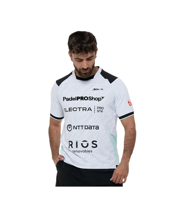 Camiseta Siux Electra Stupa Oficial Blanca 2025
