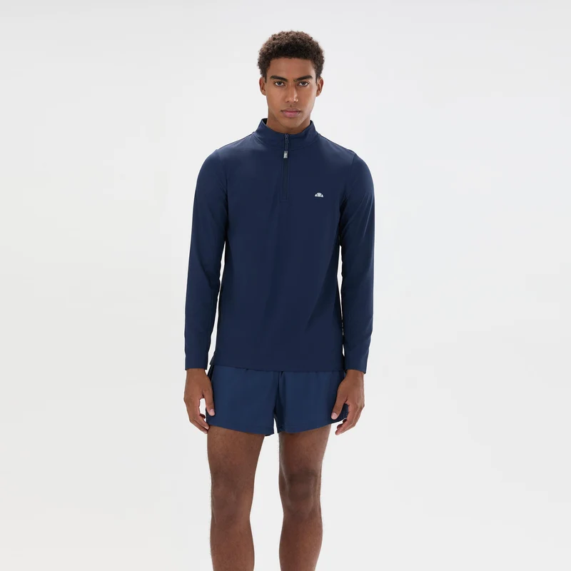 Edmond 1/4 Zip Longsleeve Herren - dunkelblau