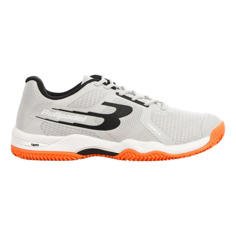 Indiga Padelschuh Herren - hellgrau, schwarz