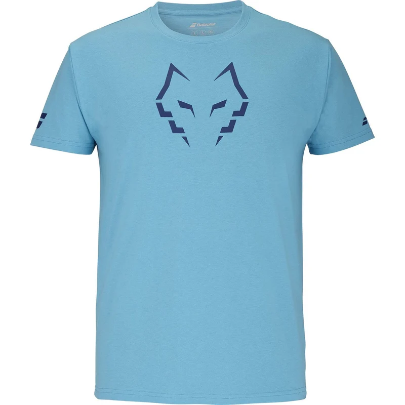 Babolat Cotton T-Shirt Lebron Cyan Blue