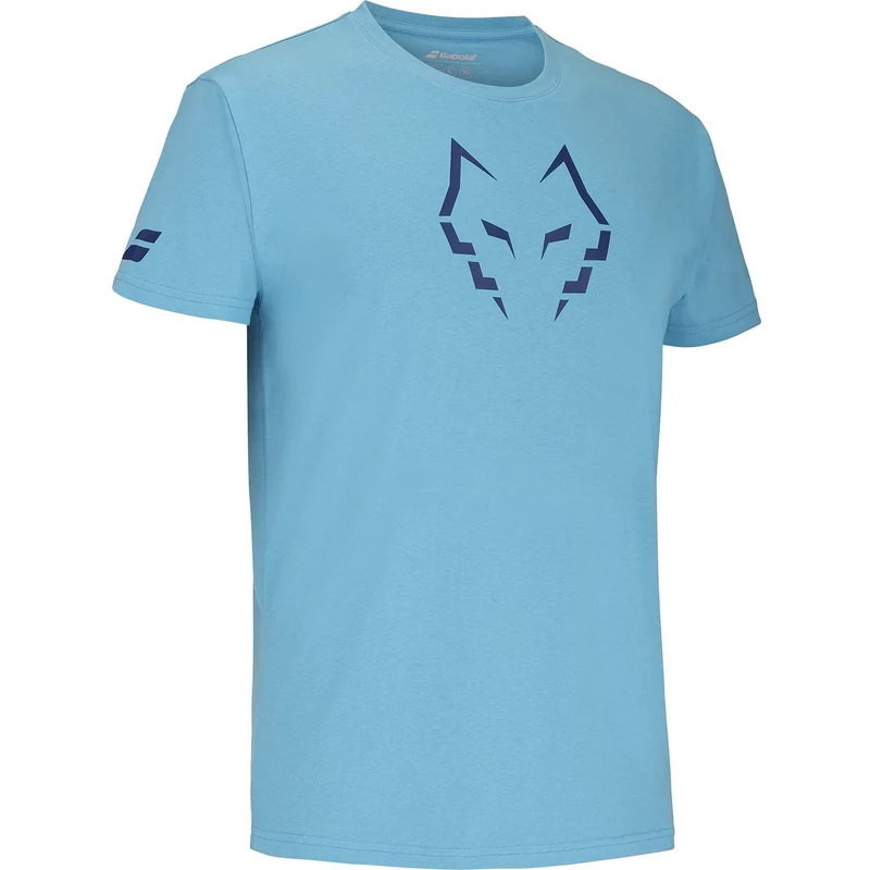 Babolat Cotton T-Shirt Lebron Cyan Blue