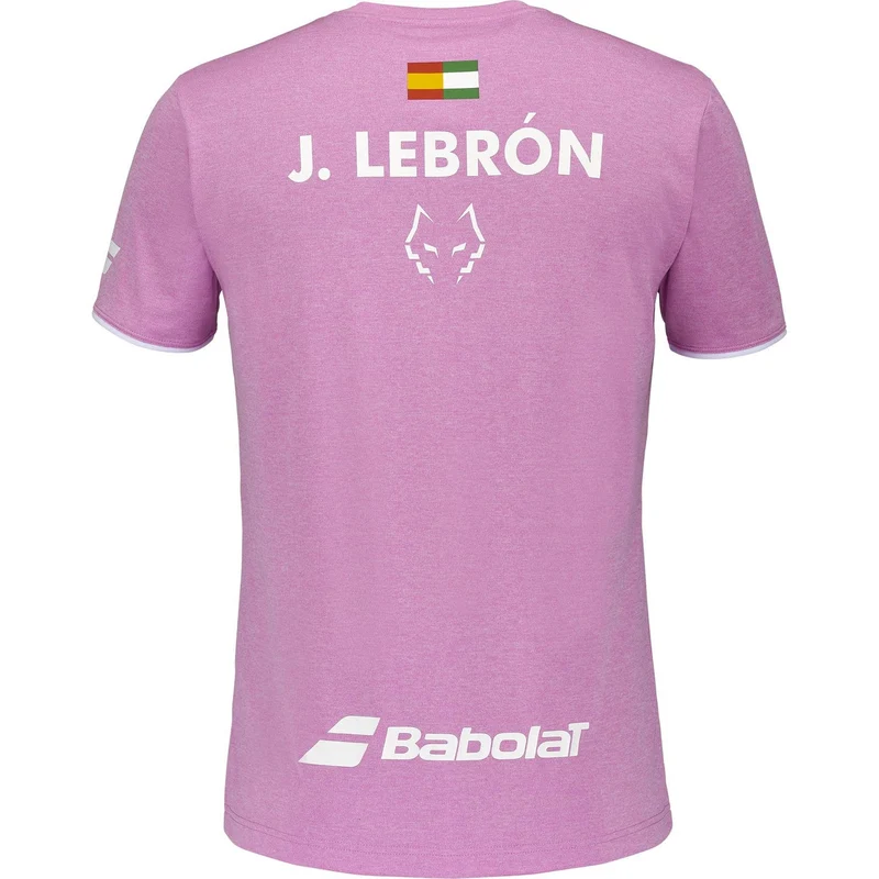Babolat Crew Neck T-Shirt Lebron Pink