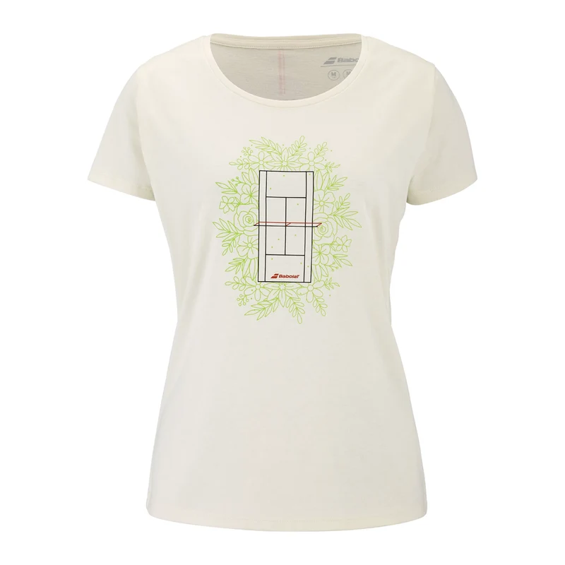 Babolat Exercise Message Tee W Cannoli Cream
