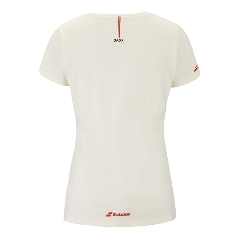 Babolat Exercise Message Tee W Cannoli Cream