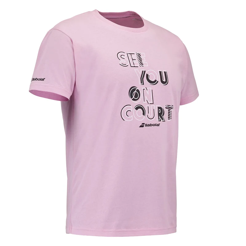 Babolat Exercise Message Tee Lilac Sachet