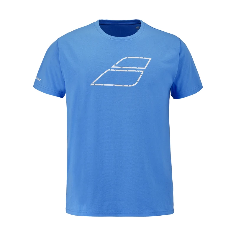 Babolat Exercise Message Tee Malibu Blue