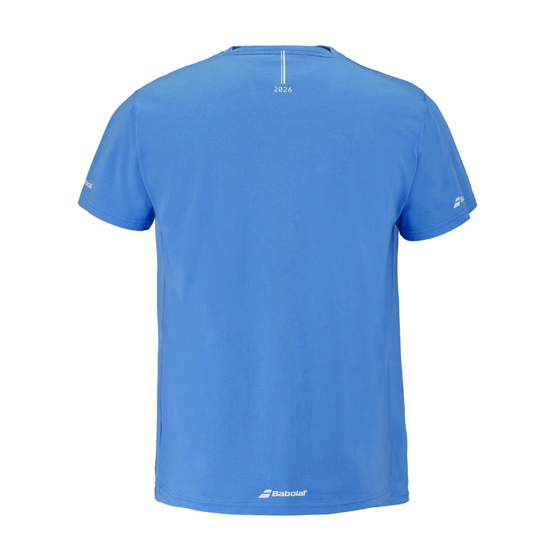 Babolat Exercise Message Tee Malibu Blue
