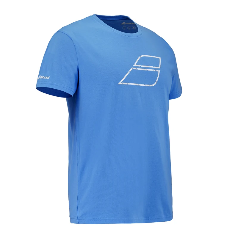 Babolat Exercise Message Tee Malibu Blue