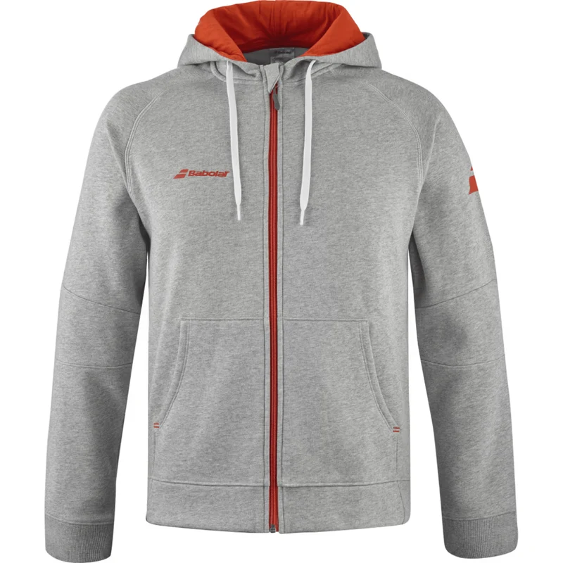 Babolat Exercise Hood Jacket Grey