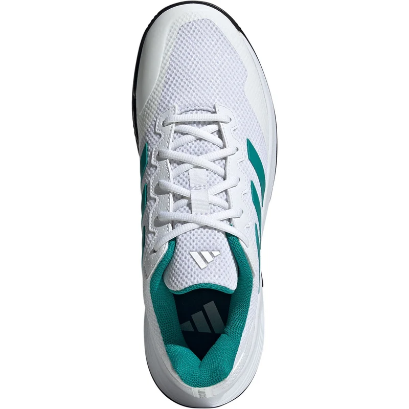 Adidas Gamecourt 2 Cloud White / Pure Teal Heren