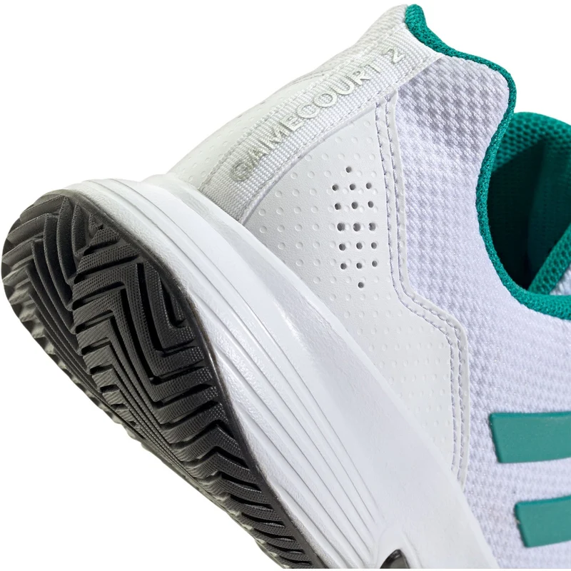 Adidas Gamecourt 2 Cloud White / Pure Teal Heren