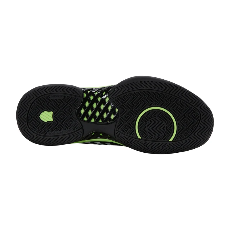K-Swiss Express Light 3 Clay Black/Soft Neon Green Heren