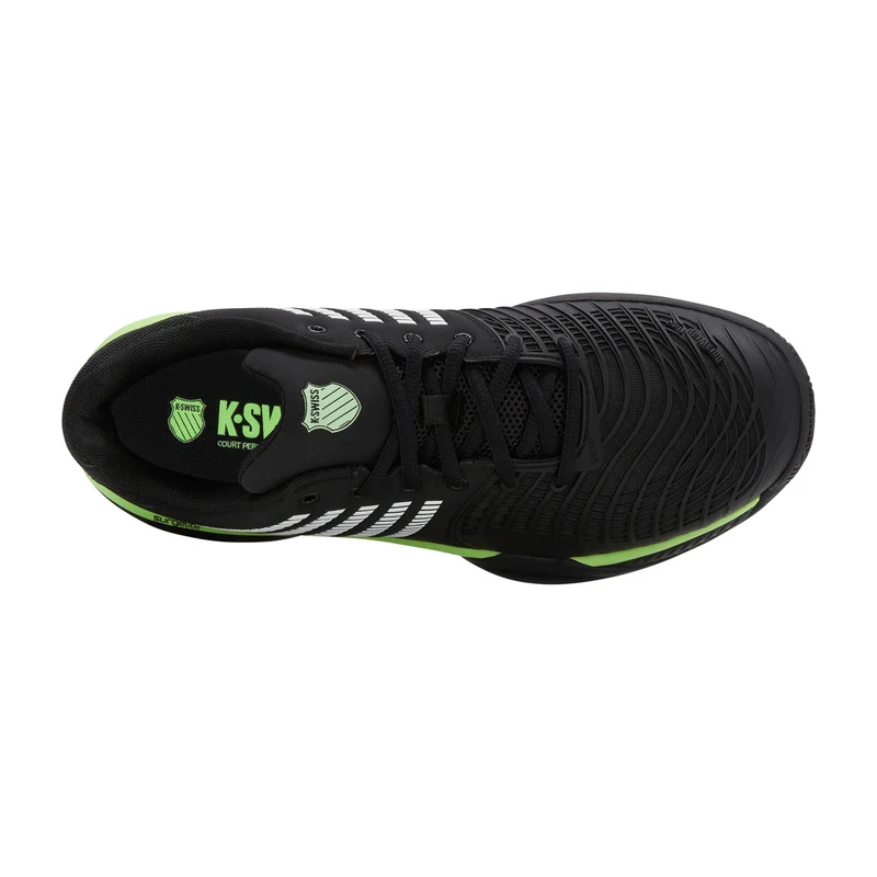 K-Swiss Express Light 3 Clay Black/Soft Neon Green Heren