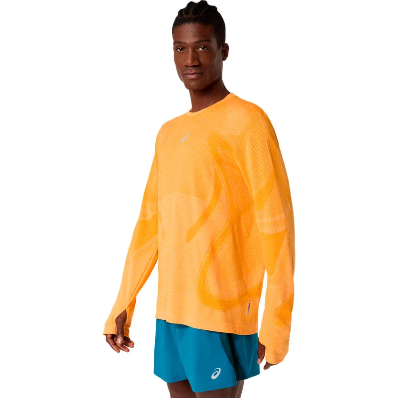 Road Seamless Laufshirt Herren - gelb
