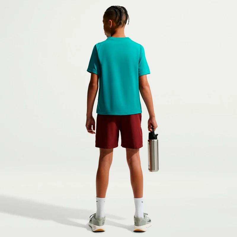 Dri-Fit Multi T-Shirt Kinder - petrol, weiß