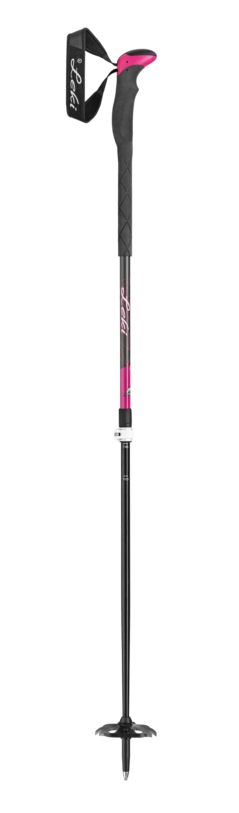 Leki AERGONLITE 2 LADY SL2 PLUS Touringstöcke dunkelanthrazit-berry-weiß (100-135 cm)