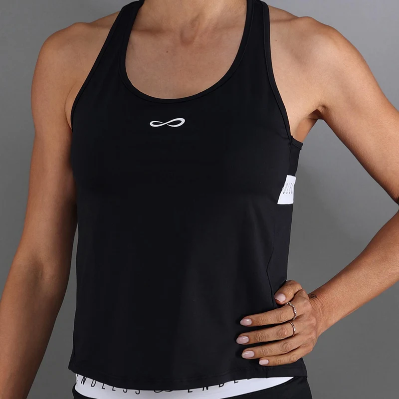 Allure Tank-Top Damen-schwarz