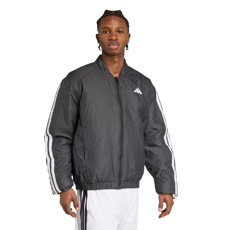 Essential 3Stripes Trainingsjacke Herren-Schwarz