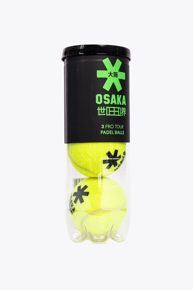 Osaka Pro Tour Padel Balls (tube with 3 pcs)