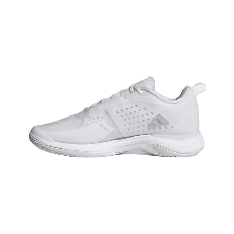 Adidas Avacourt Shoes (Cloud White/Silver Metallic/Cloud White)