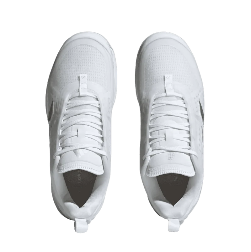 Adidas Avacourt Shoes (Cloud White/Silver Metallic/Cloud White)